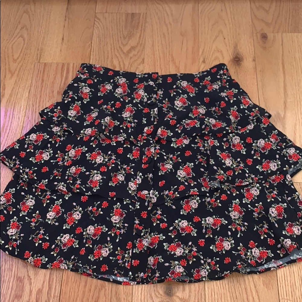 Zara floral skirt